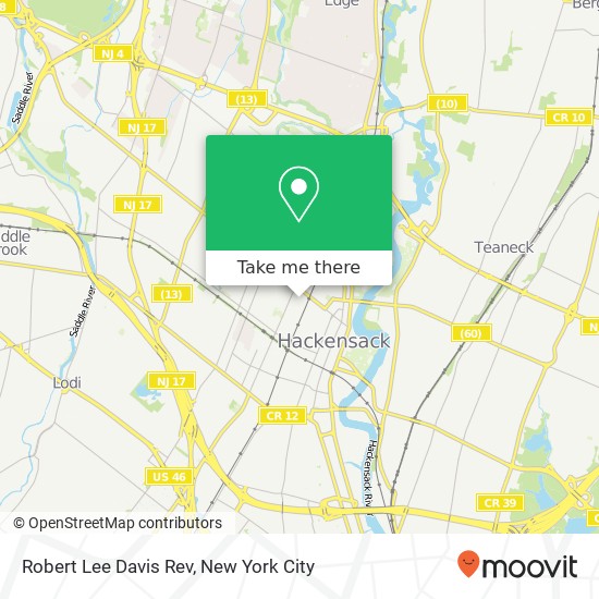 Mapa de Robert Lee Davis Rev