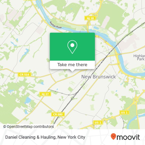 Mapa de Daniel Cleaning & Hauling