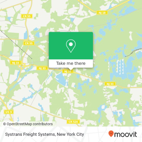 Systrans Freight Systems map