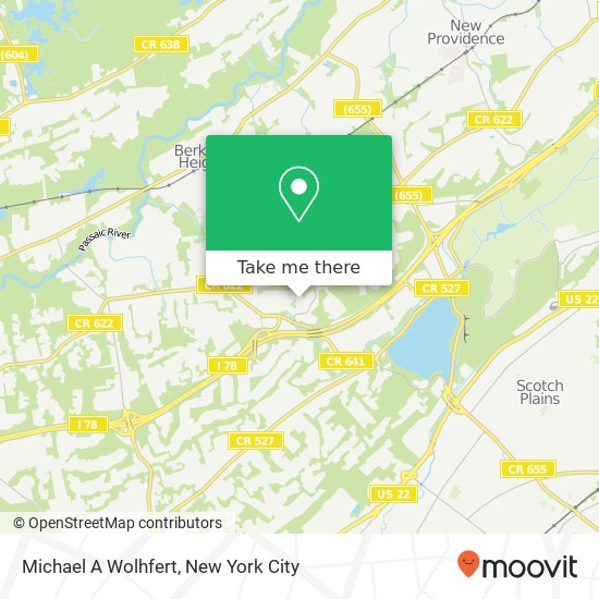 Mapa de Michael A Wolhfert