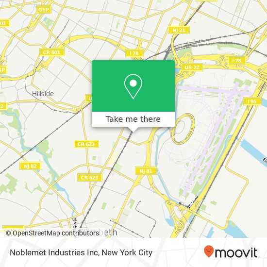 Mapa de Noblemet Industries Inc