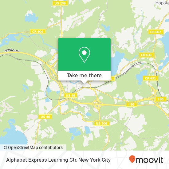 Mapa de Alphabet Express Learning Ctr