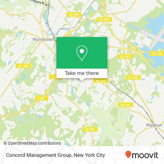 Mapa de Concord Management Group
