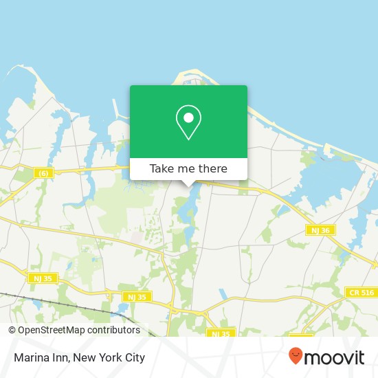 Marina Inn map