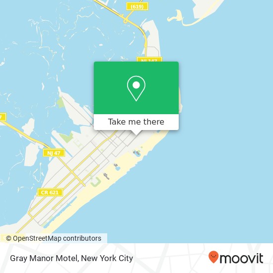 Gray Manor Motel map