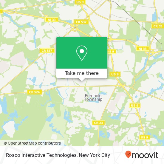Rosco Interactive Technologies map