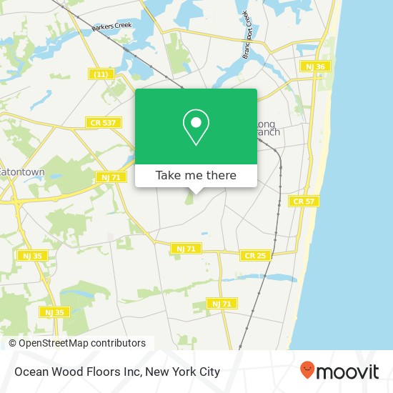 Ocean Wood Floors Inc map