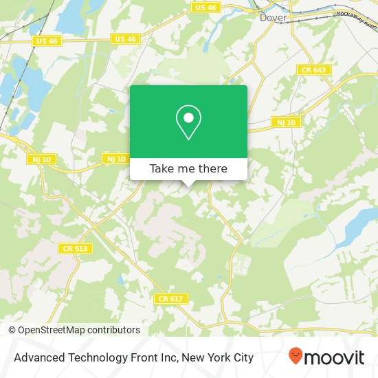 Advanced Technology Front Inc map