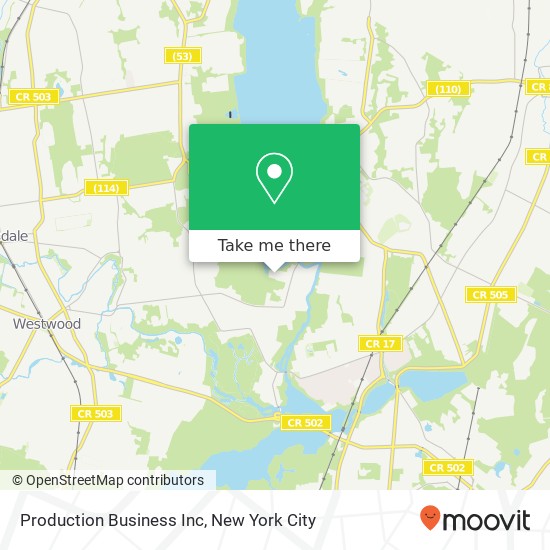Production Business Inc map
