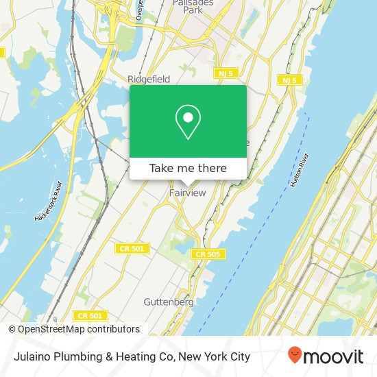 Julaino Plumbing & Heating Co map