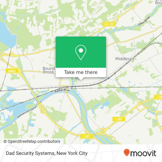 Mapa de Dad Security Systems