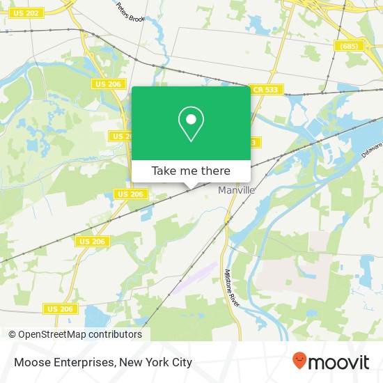 Moose Enterprises map