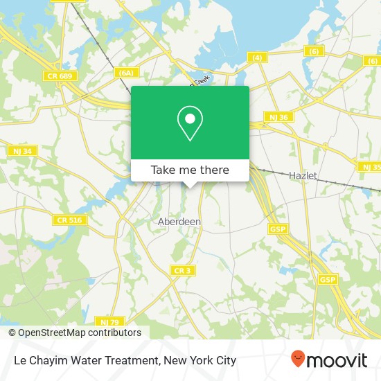 Le Chayim Water Treatment map