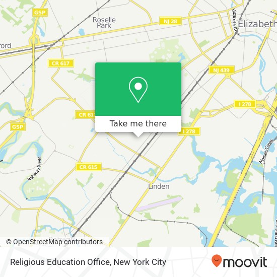 Religious Education Office map