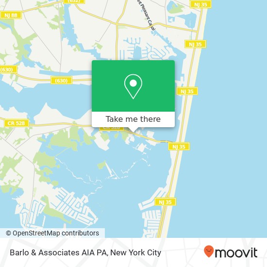 Barlo & Associates AIA PA map
