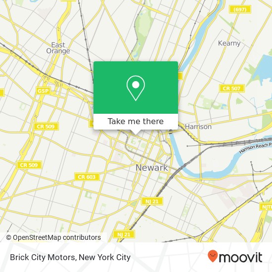 Mapa de Brick City Motors