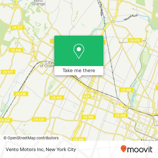 Mapa de Vento Motors Inc
