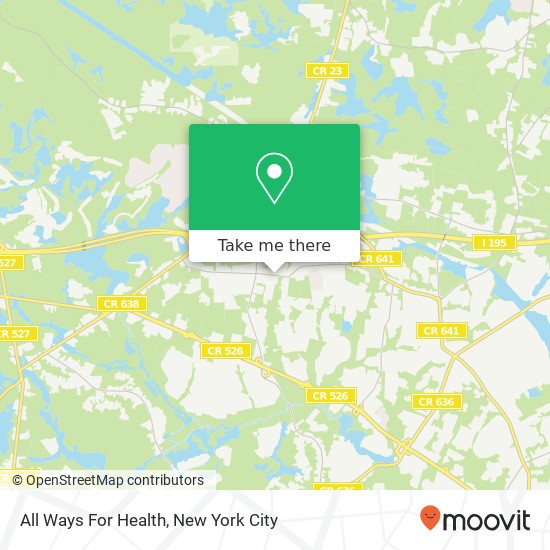 All Ways For Health map