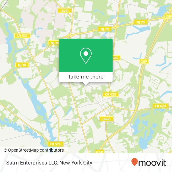 Mapa de Satm Enterprises LLC