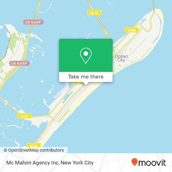 Mc Mahon Agency Inc map