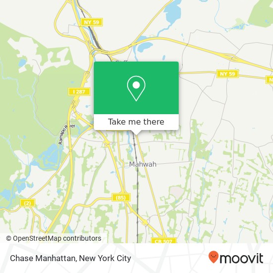 Chase Manhattan map
