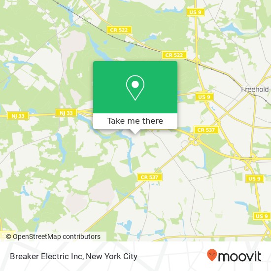 Breaker Electric Inc map