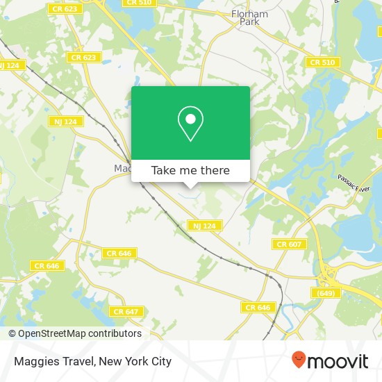 Mapa de Maggies Travel