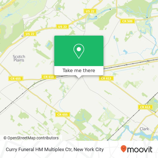 Mapa de Curry Funeral HM Multiplex Ctr