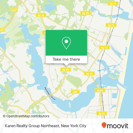 Mapa de Karen Realty Group Northeast