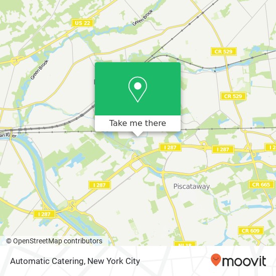 Automatic Catering map