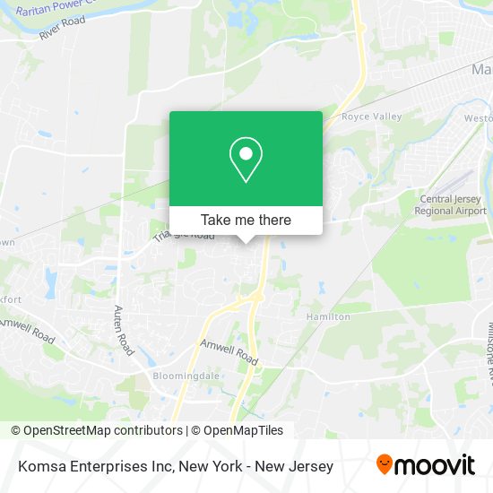 Komsa Enterprises Inc map