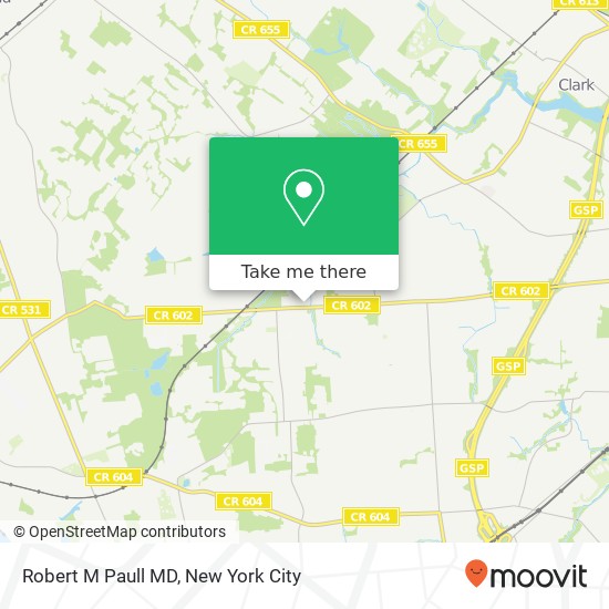 Robert M Paull MD map