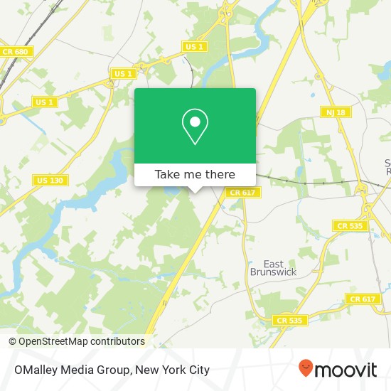 Mapa de OMalley Media Group