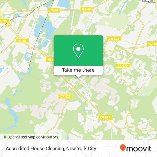 Mapa de Accredited House Cleaning