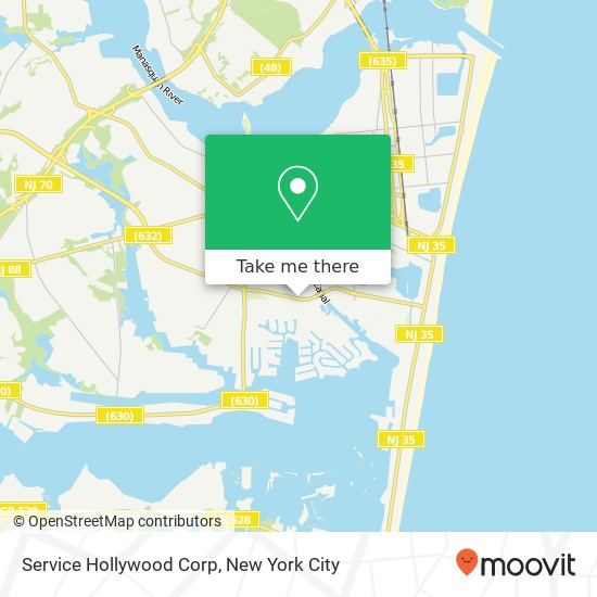 Mapa de Service Hollywood Corp