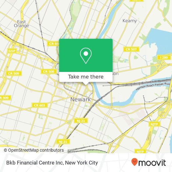 Bkb Financial Centre Inc map