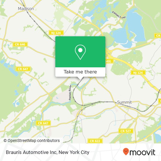 Braun's Automotive Inc map