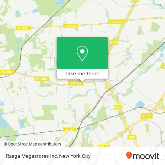 Raaga Megastores Inc map