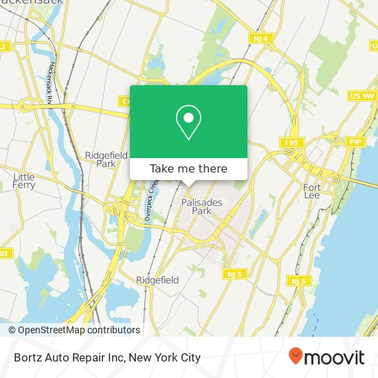 Bortz Auto Repair Inc map