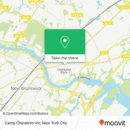 Mapa de Camp Chaveirim Inc