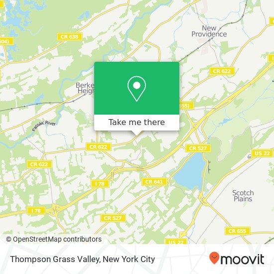 Thompson Grass Valley map