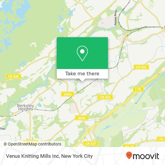 Mapa de Venus Knitting Mills Inc