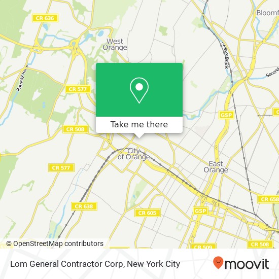 Mapa de Lom General Contractor Corp