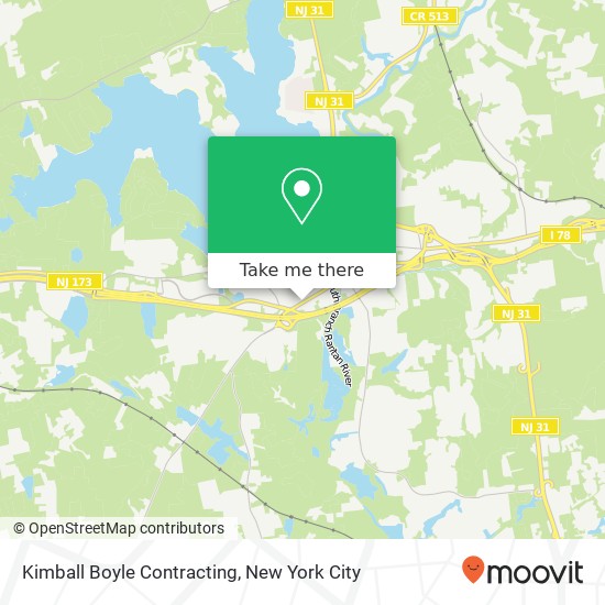 Kimball Boyle Contracting map