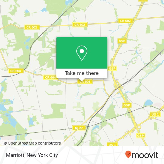 Mapa de Marriott