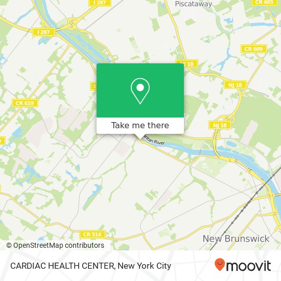 CARDIAC HEALTH CENTER map