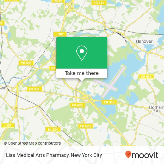 Mapa de Liss Medical Arts Pharmacy