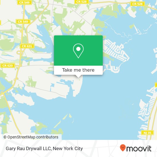 Gary Rau Drywall LLC map