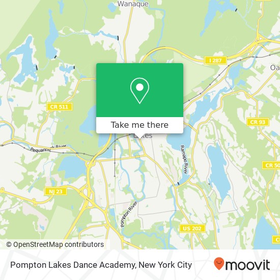 Pompton Lakes Dance Academy map
