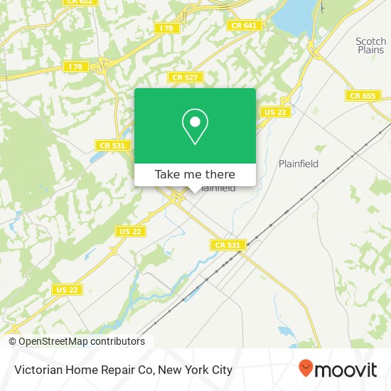Victorian Home Repair Co map
